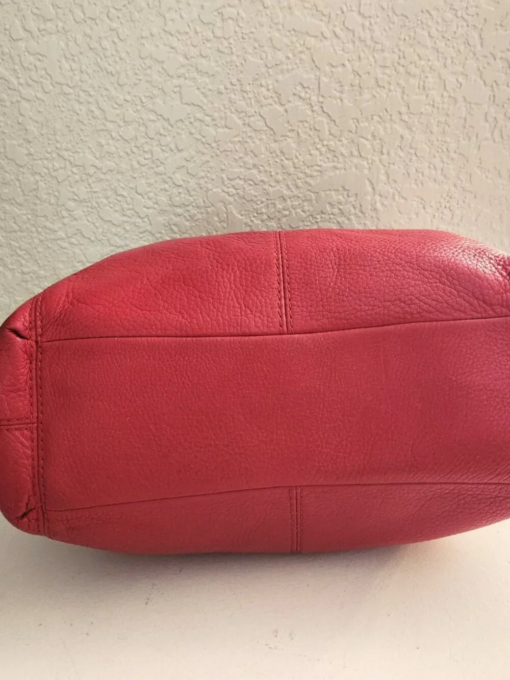 Euc Coach Lexy Red Leather Shoulder Bag Purse